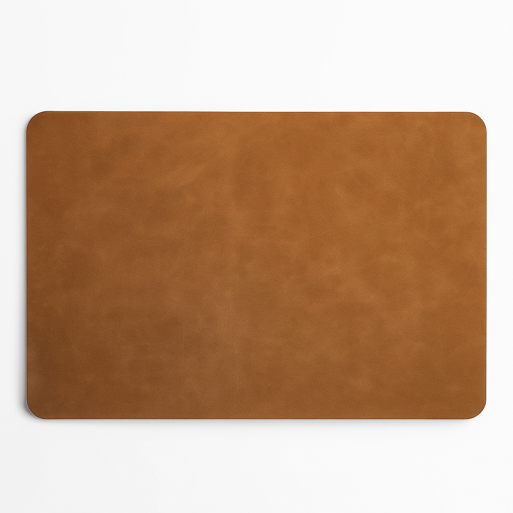 Elegant Double-Layer PVC Leather Placemats – Set of 6