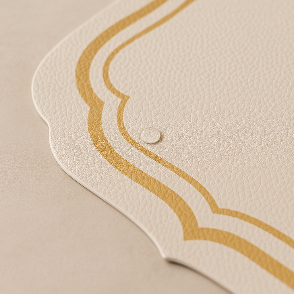 Premium Morandi Cream Placemats – Antislip & Thermal Protection