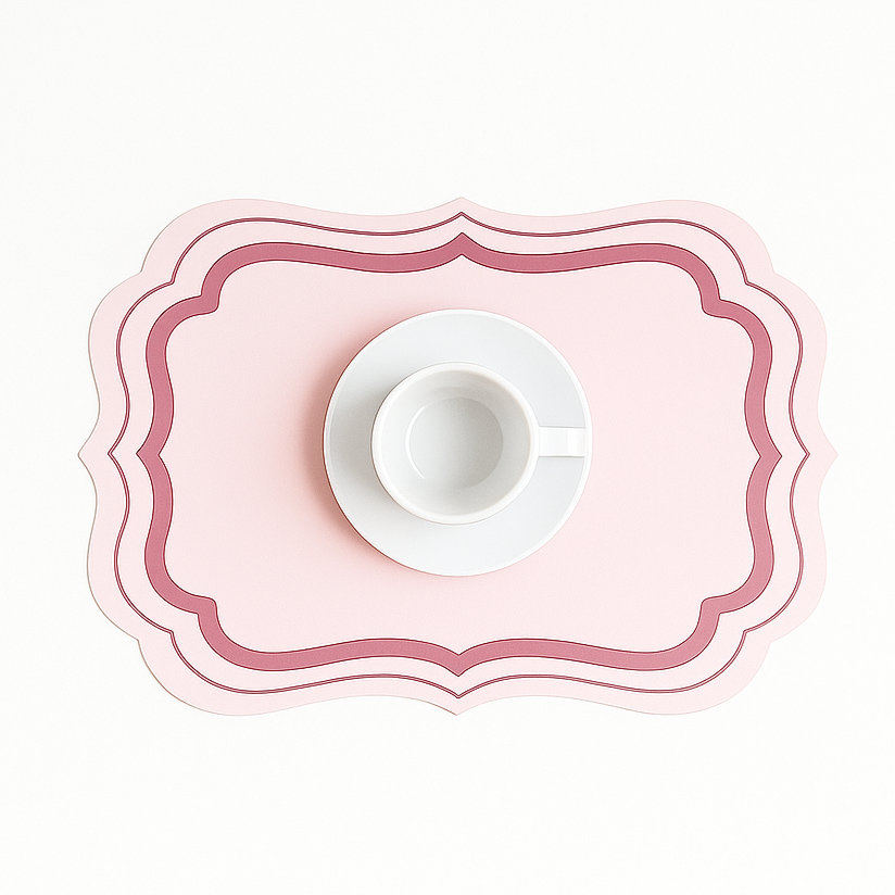Premium Morandi Cream Placemats – Antislip & Thermal Protection