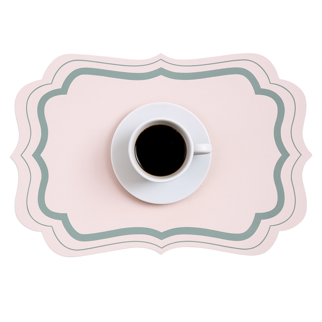 Premium Morandi Cream Placemats – Antislip & Thermal Protection