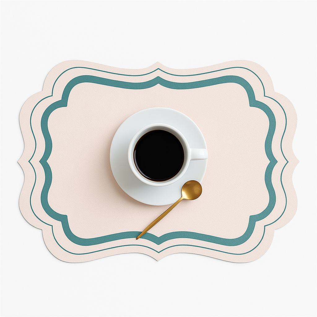 Premium Morandi Cream Placemats – Antislip & Thermal Protection