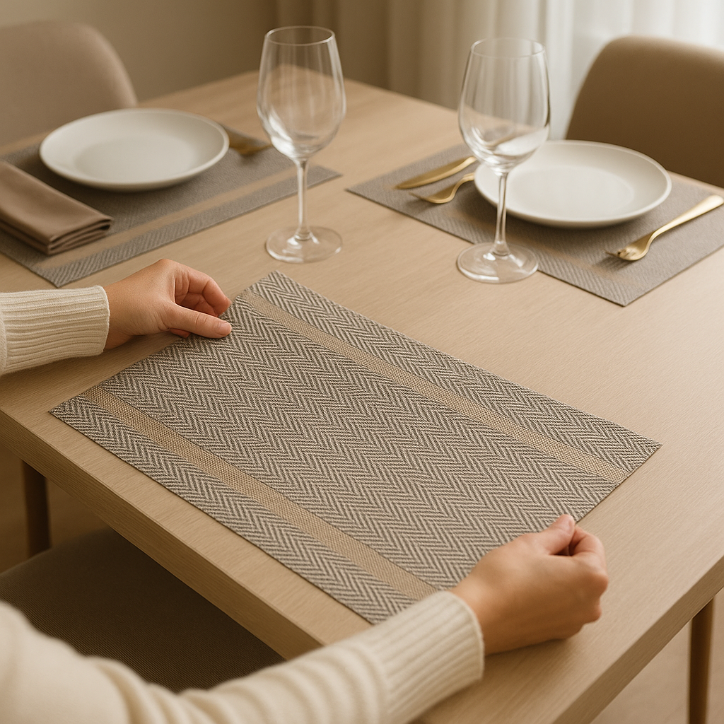 Premium PVC Banquet Placemats – Easy-Clean Table Pads
