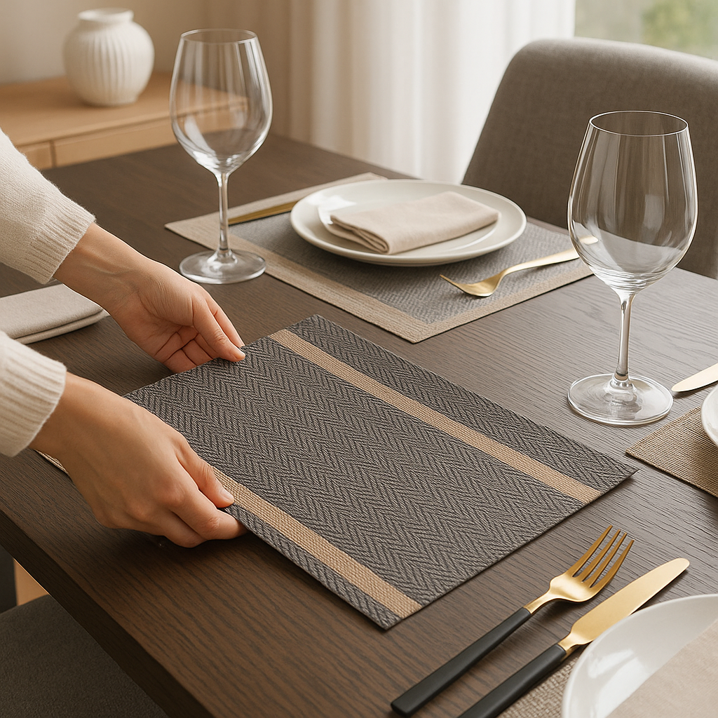 Premium PVC Banquet Placemats – Easy-Clean Table Pads