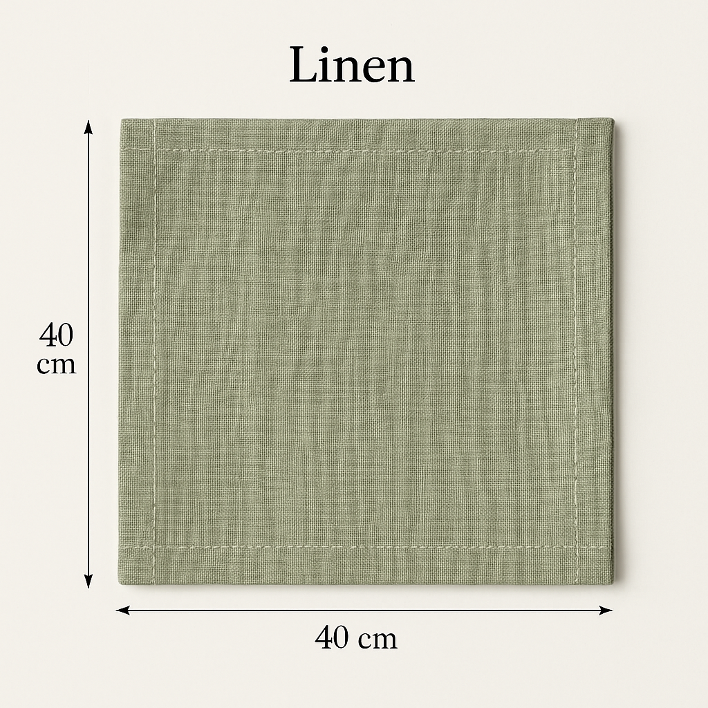 Aurora Linen Napkin Set – Timeless Elegance