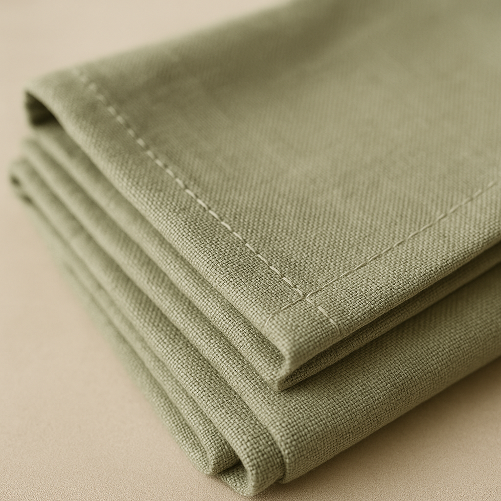 Aurora Linen Napkin Set – Timeless Elegance