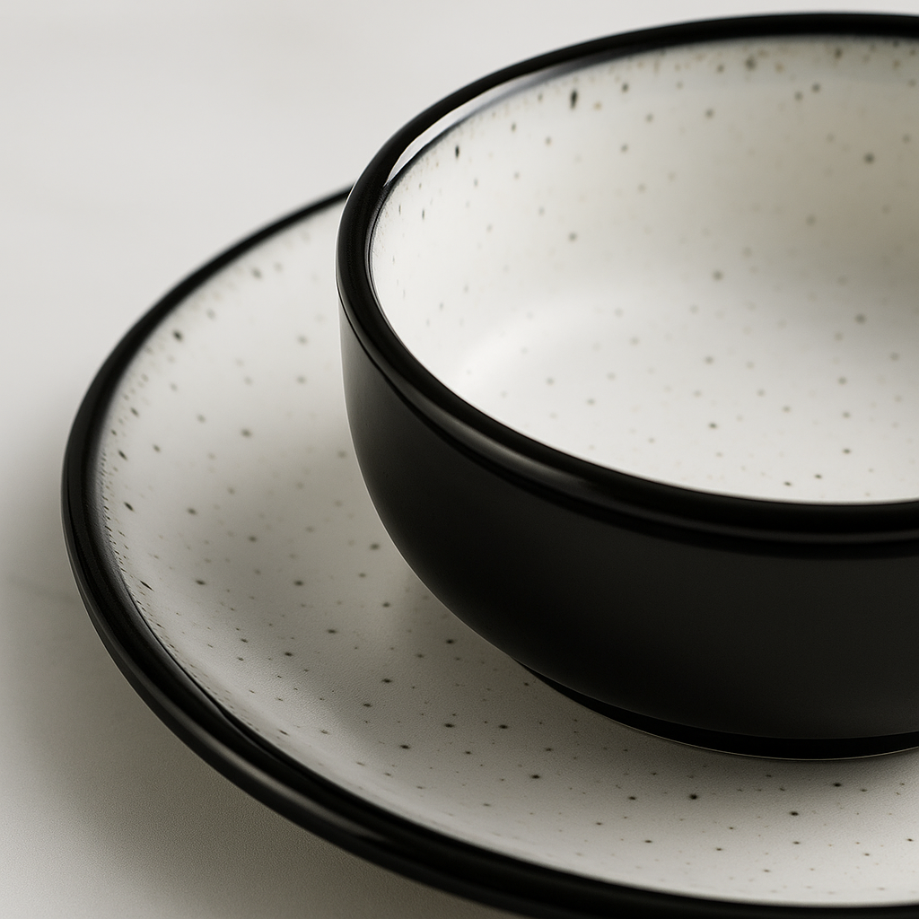 Santorini Dinner Set – Mediterranean Porcelain Collection