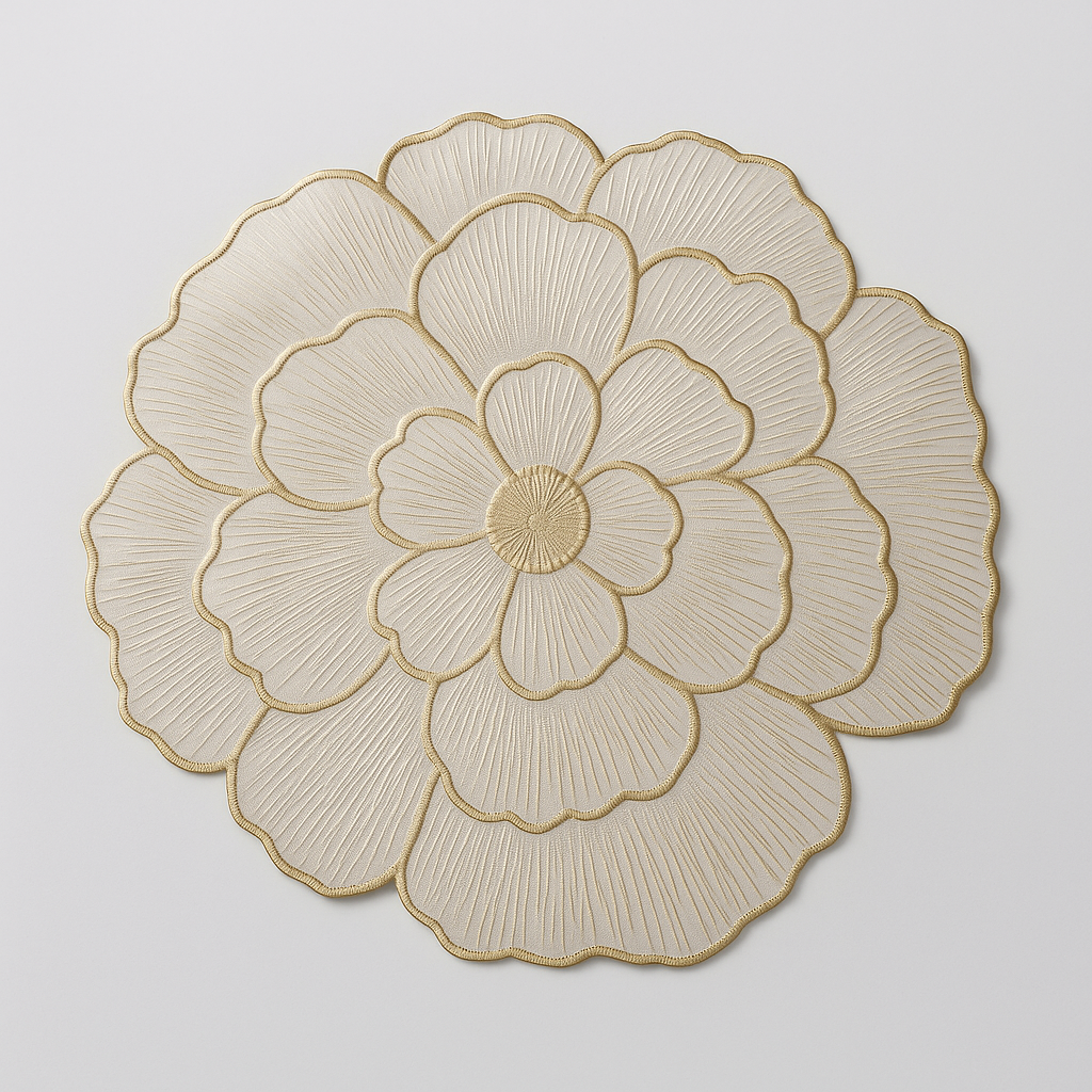 Siena Elegance 6-Piece Floral Sousplats Set