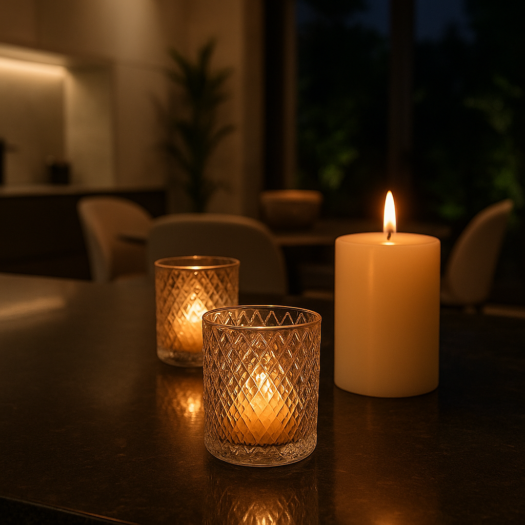 Candle Holder Capri Sunset Elegance