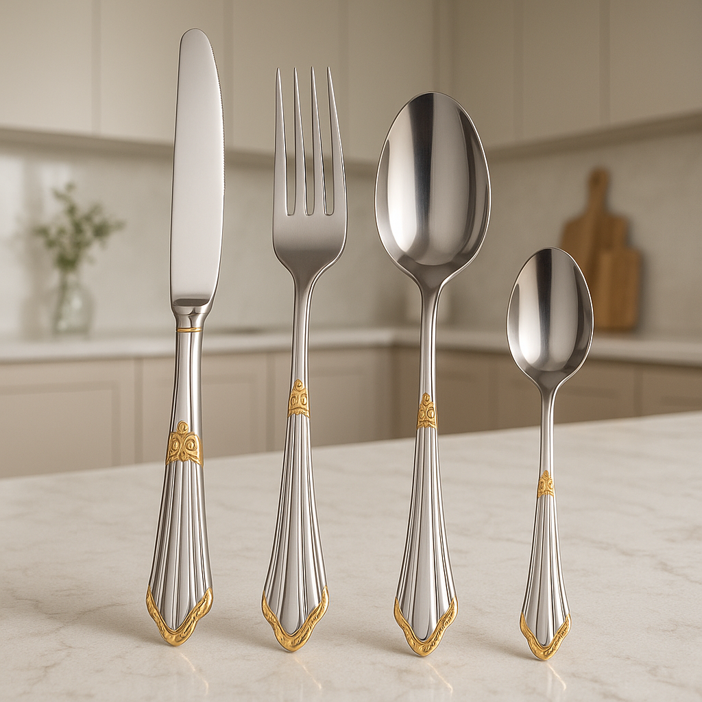Cutlery Set Versailles Monarchy Golden Elegance
