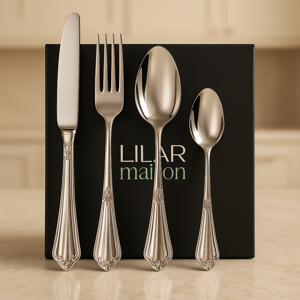 Cutlery Set Versailles Monarchy Golden Elegance