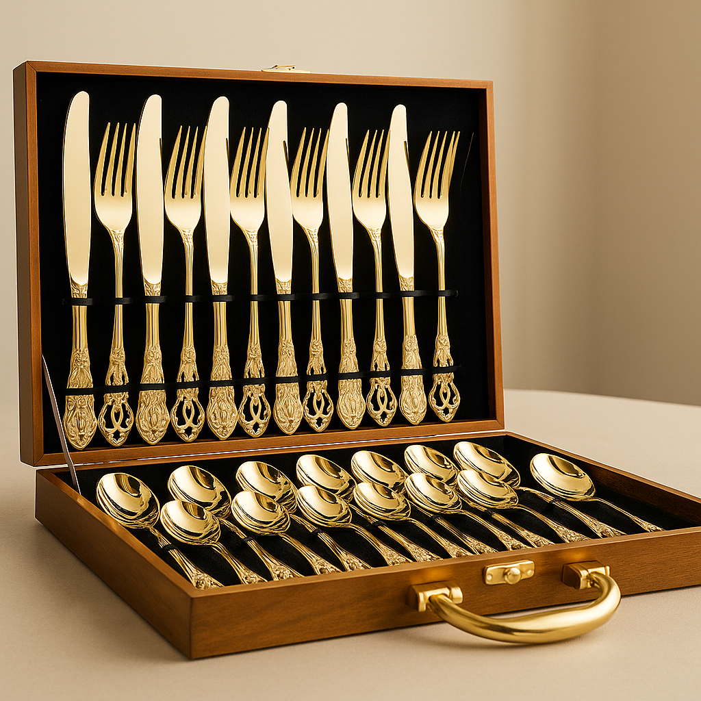 Cutlery Set Florence Aristocratic Hollow Elegance