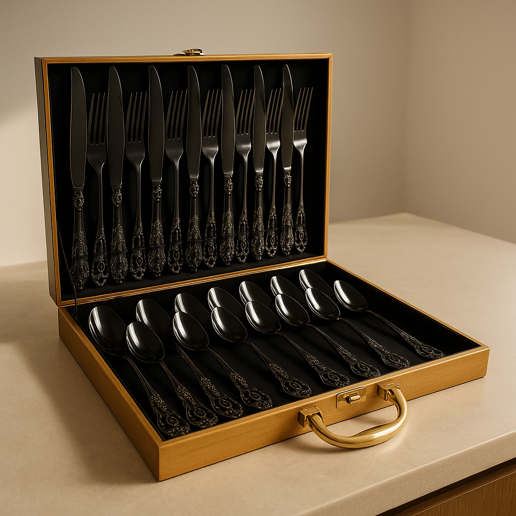 Cutlery Set Florence Aristocratic Hollow Elegance