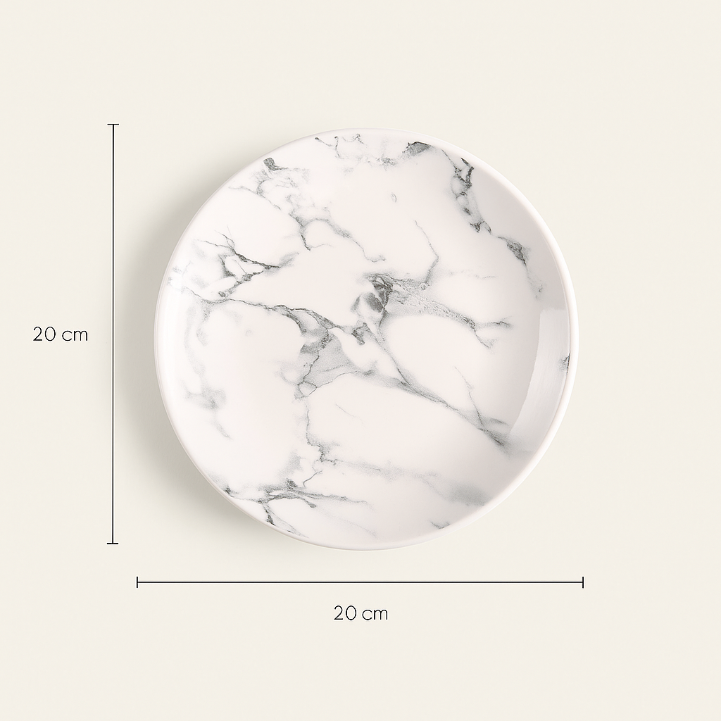 Plates Copenhagen Nordic Marble Essence