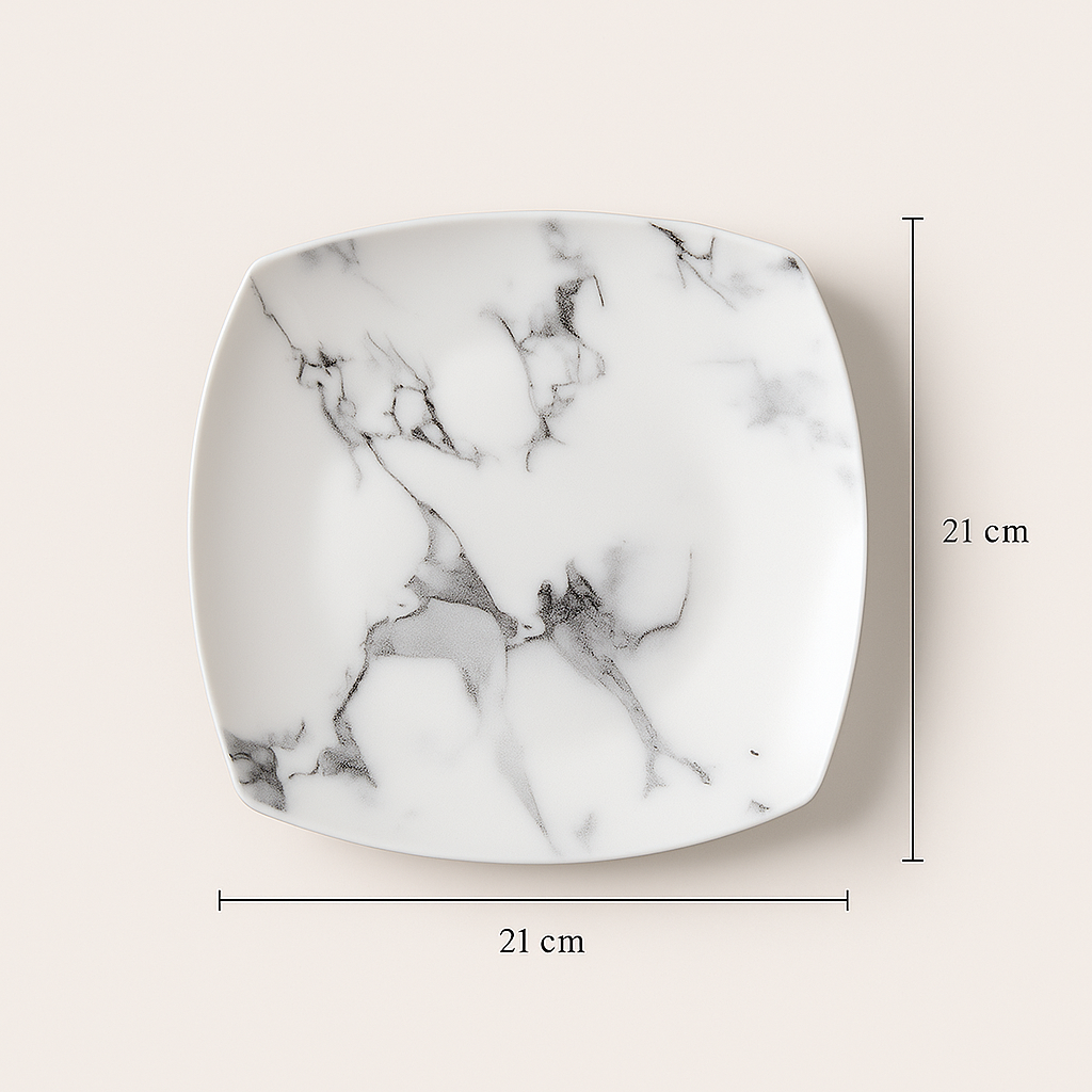 Plates Copenhagen Nordic Marble Essence