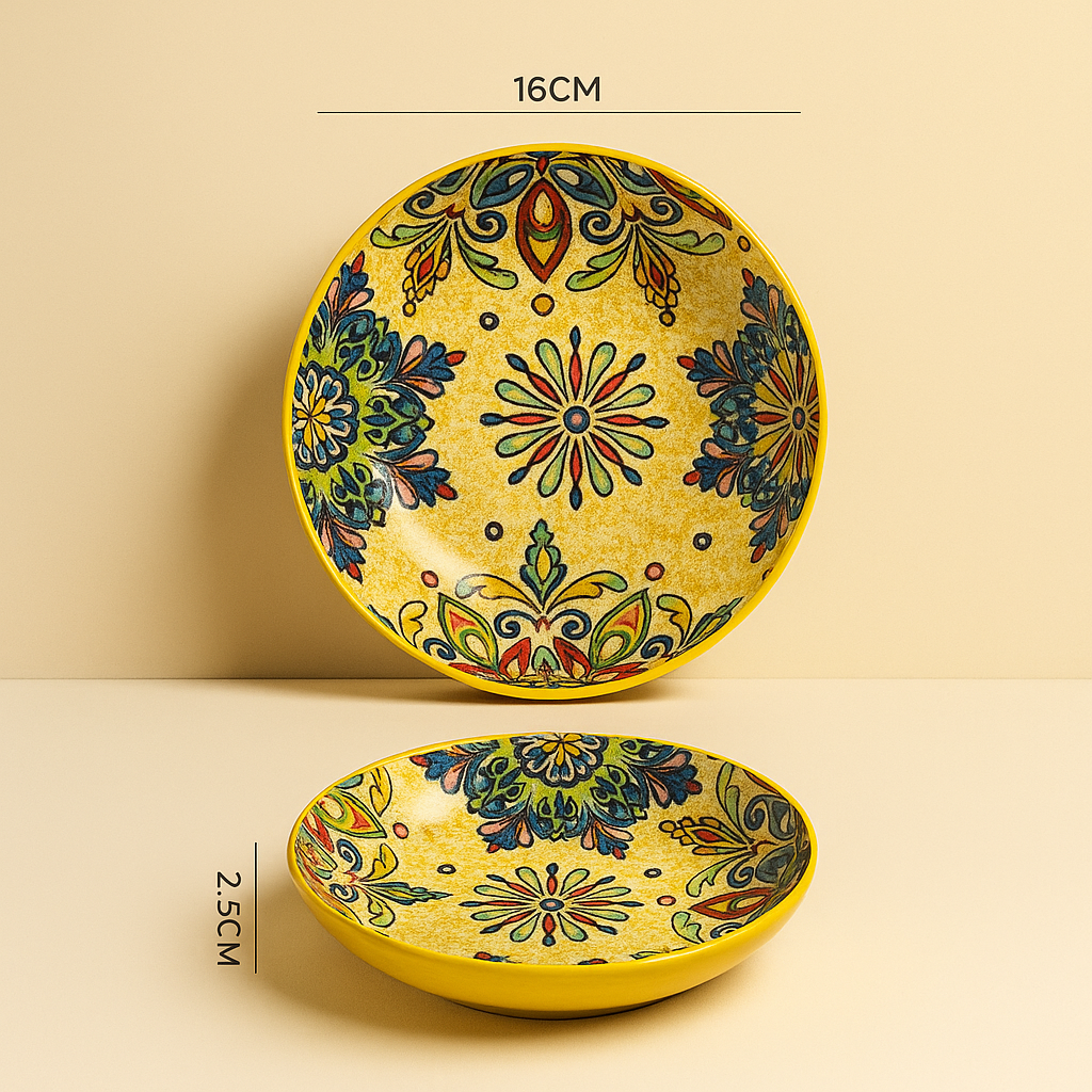 Plates Florence Bohemian Creative Mosaic Essence