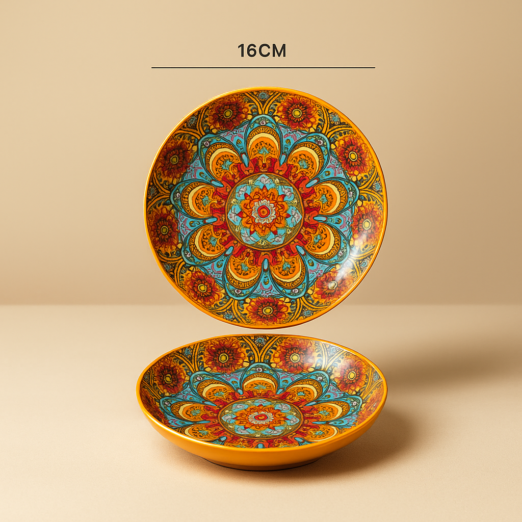 Plates Florence Bohemian Creative Mosaic Essence