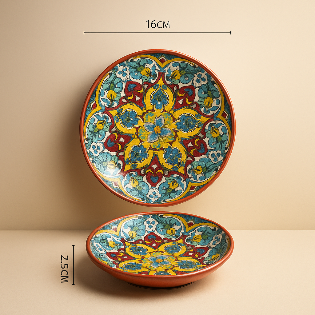 Plates Florence Bohemian Creative Mosaic Essence