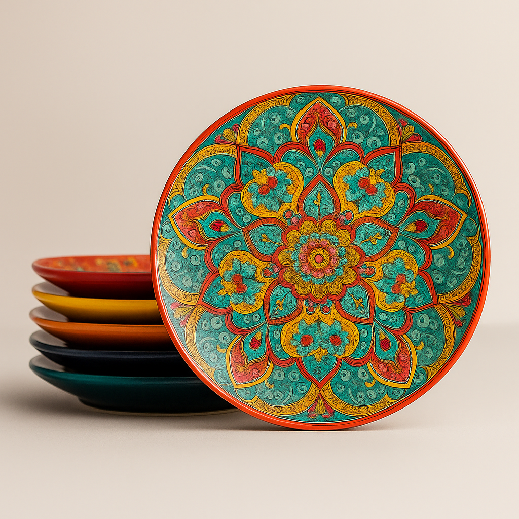 Plates Florence Bohemian Creative Mosaic Essence