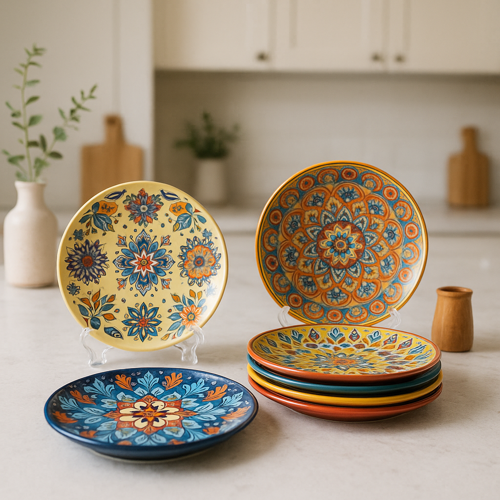 Plates Florence Bohemian Creative Mosaic Essence
