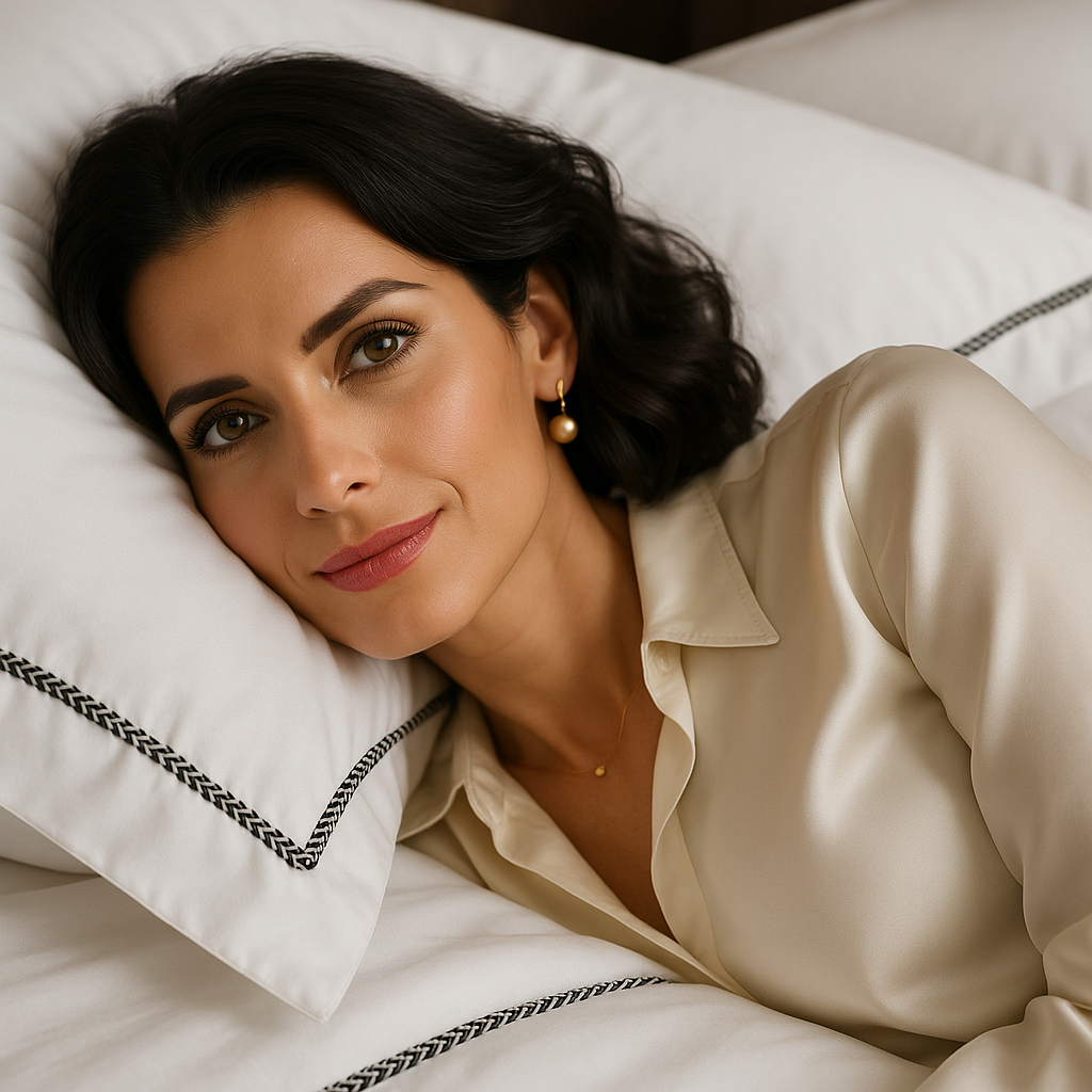 Bedsheet Set Radiance 500TC White Cotton Luxury
