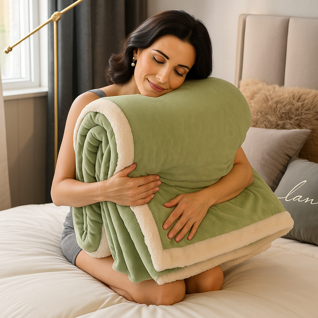 Blanket Velvet Harmony Elegant Winter Throw