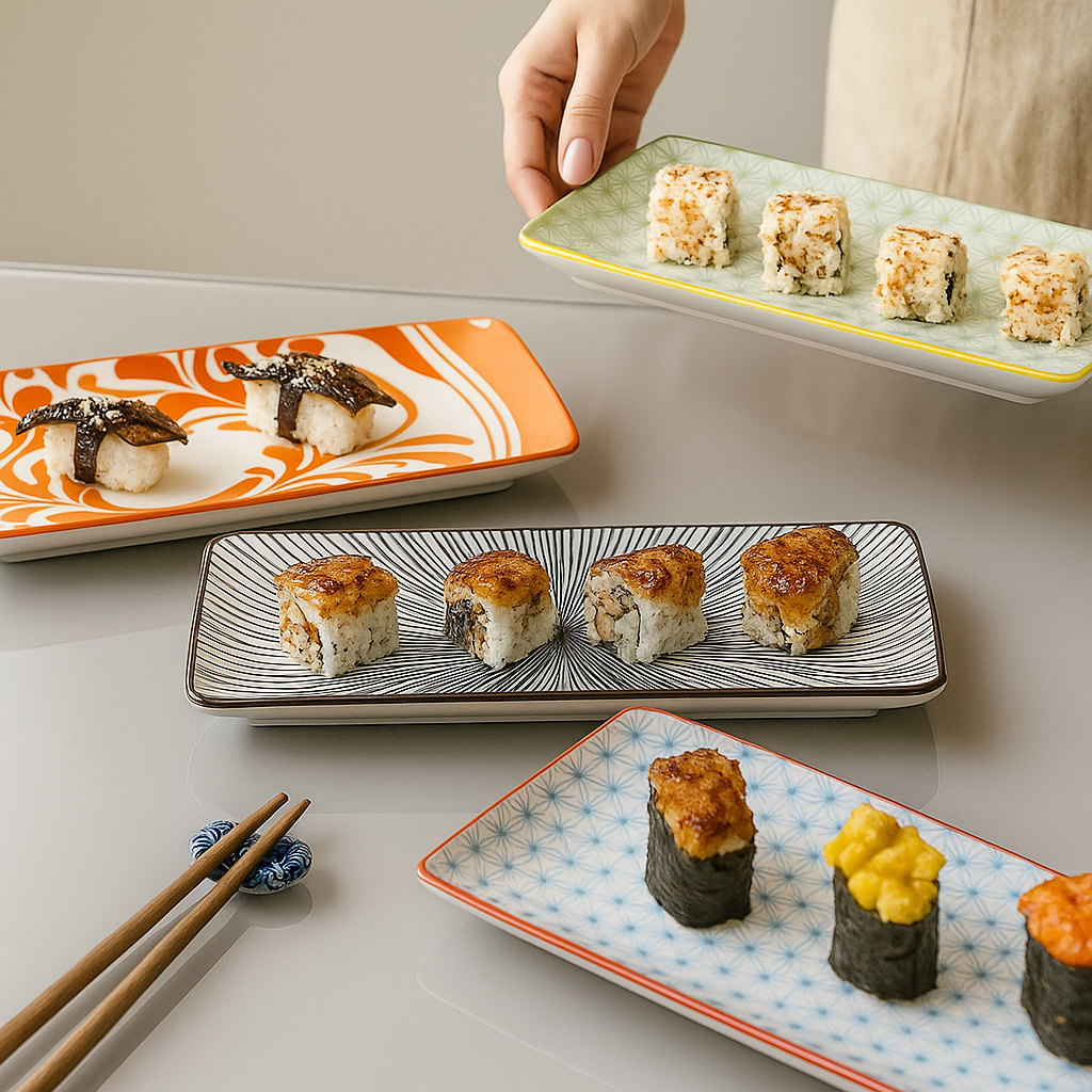 Plates Antwerp Nordic Rectangular Ceramic Elegance