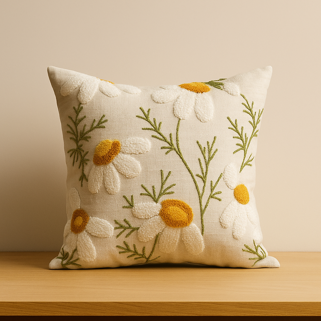 Pillow Cover Bloom Nordic Floral Living Elegance