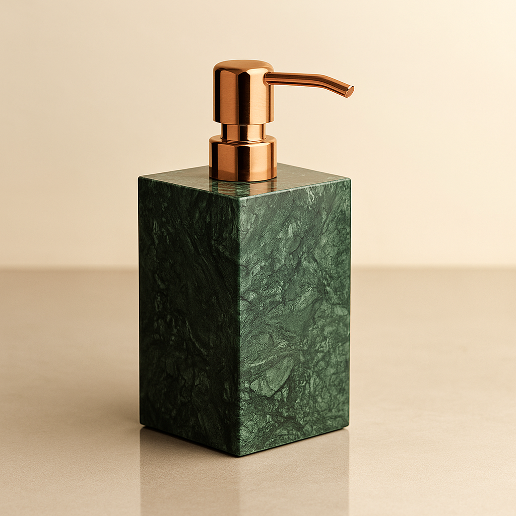 Bathroom Accessories Marble Green Prestige Elegance