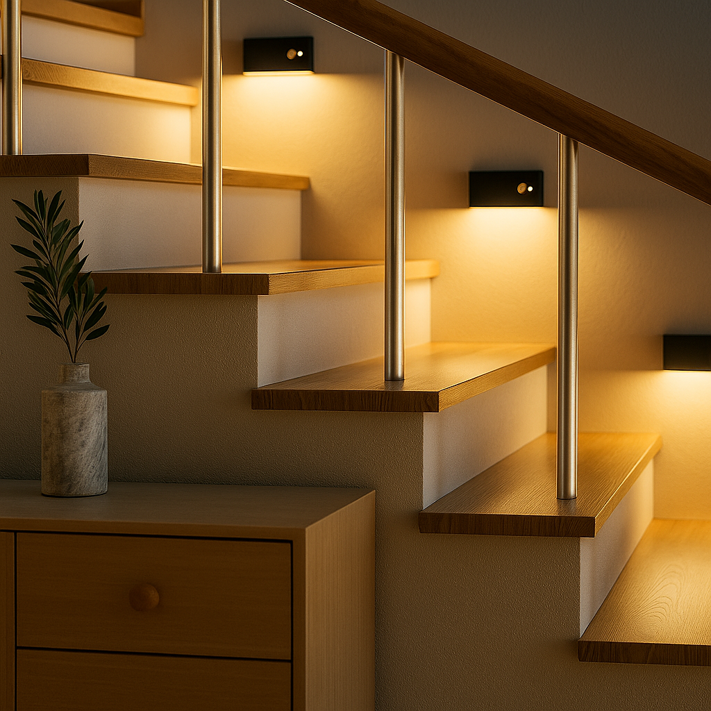 Night Light LED Motion Sensor Rechargeable Modern Glow Set