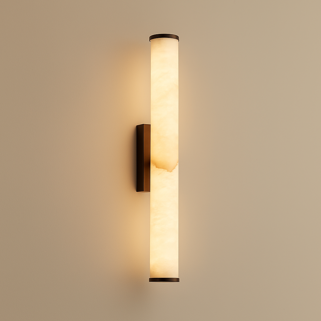 Wall Lamp Marble Black Gold Luxe Radiance