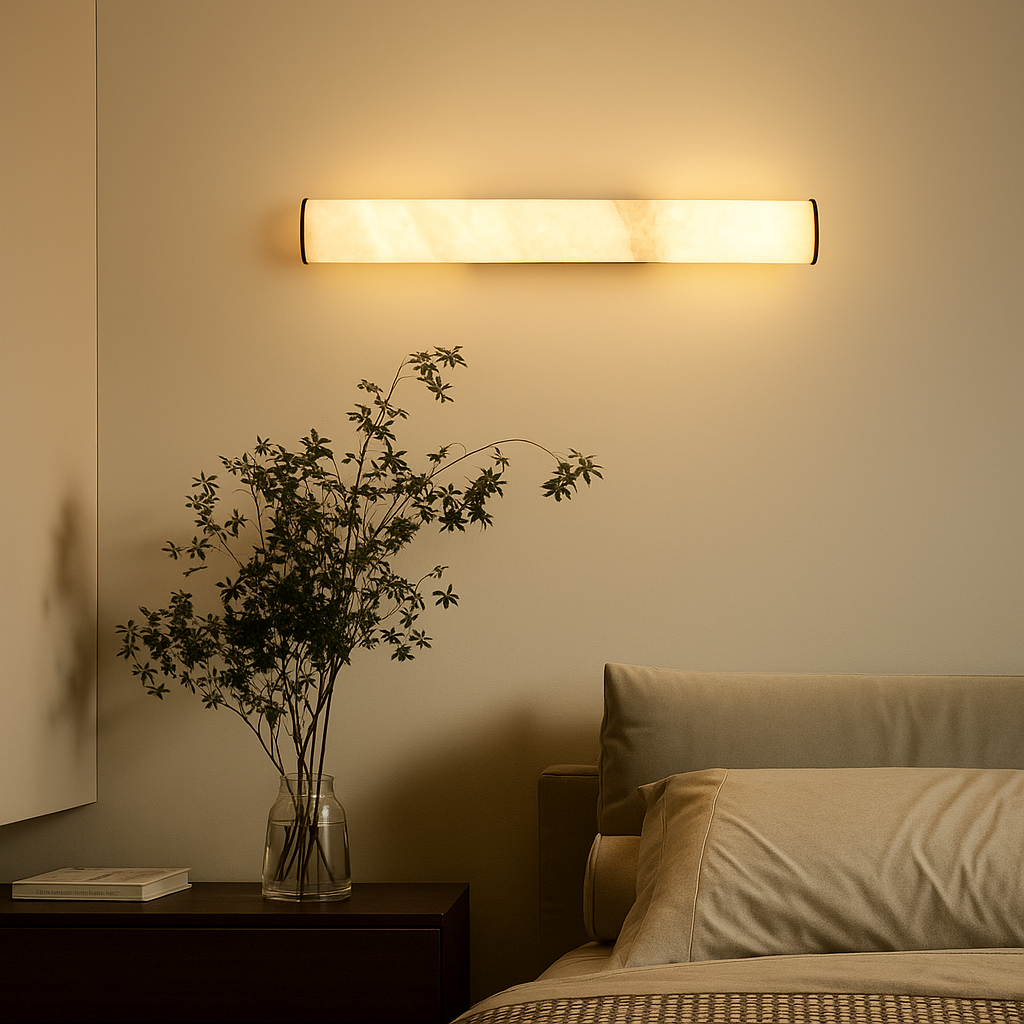 Wall Lamp Marble Black Gold Luxe Radiance