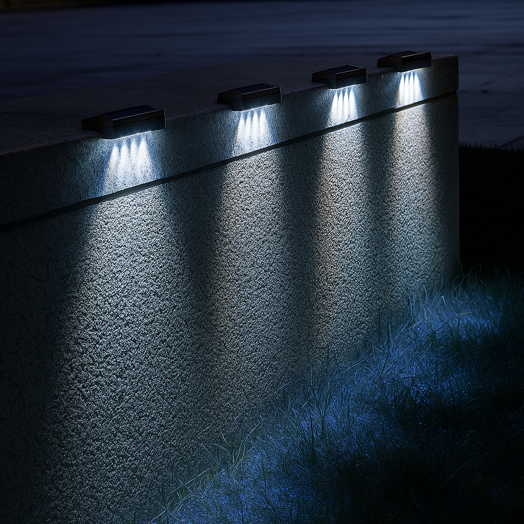 Wall Light Outdoor Solar Waterproof Fence Radiance
