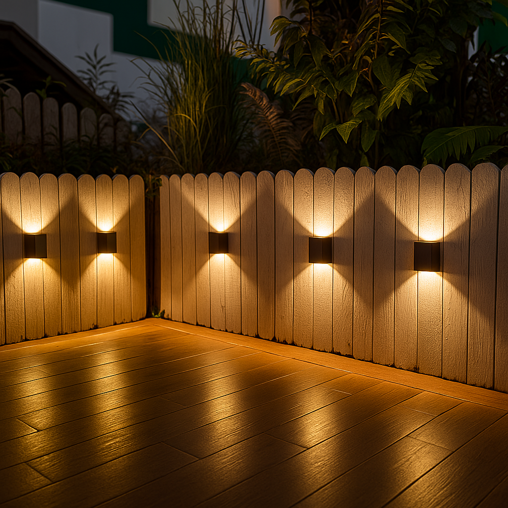 Wall Light Outdoor Waterproof Solar Up Down Brilliance