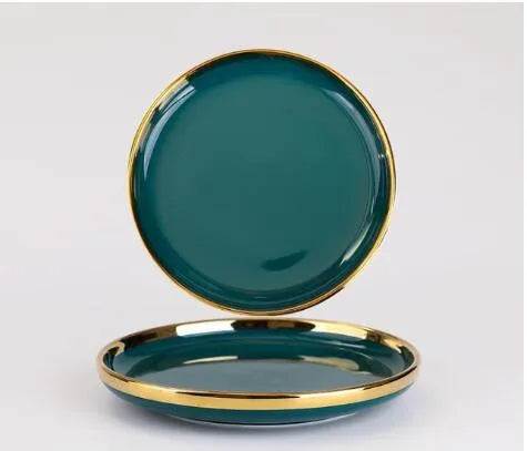 Porcelain Dinner Plate Tivoli Emerald Grace