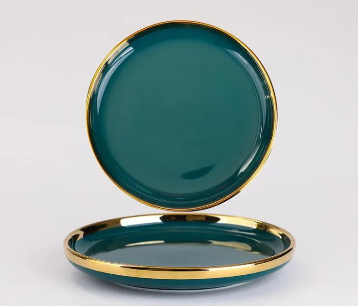 Porcelain Dinner Plate Tivoli Emerald Grace