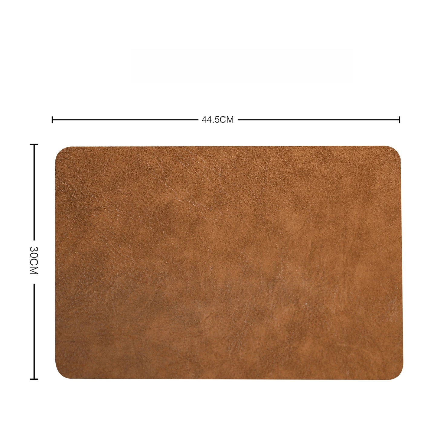 Elegant Double-Layer PVC Leather Placemats – Set of 6