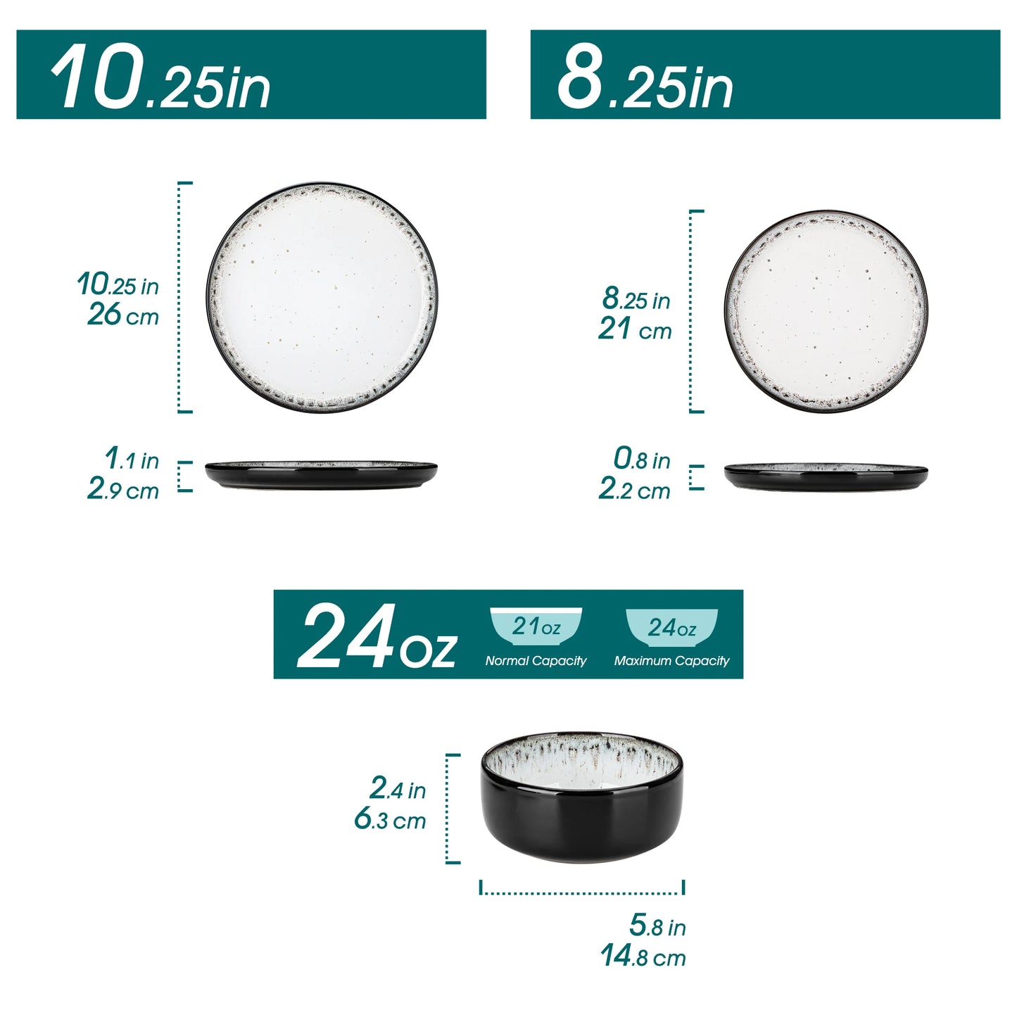 Santorini Dinner Set – Mediterranean Porcelain Collection