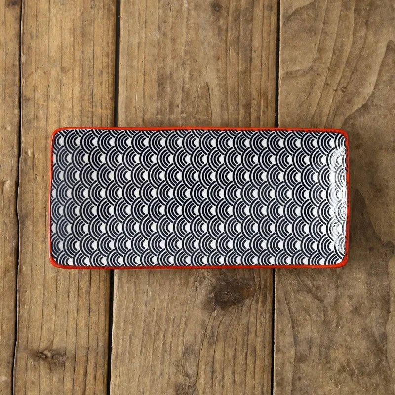 Plates Antwerp Nordic Rectangular Ceramic Elegance
