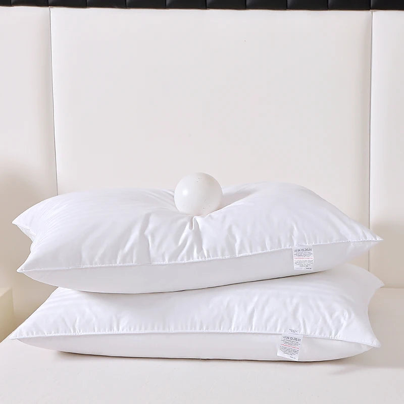 Pillow Éclat White Goose Down Cotton Luxury