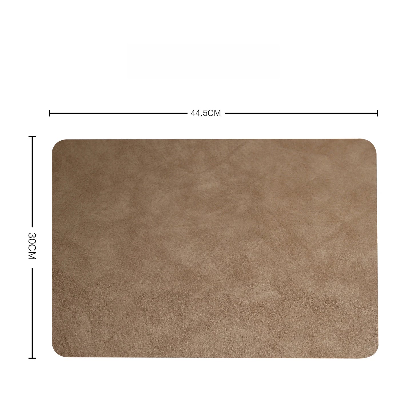 Elegant Double-Layer PVC Leather Placemats – Set of 6