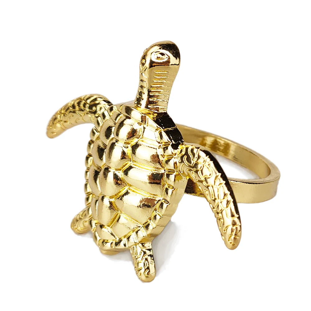 Nautica Ensemble – Silver Marine Life Napkin Rings - 6 pcs