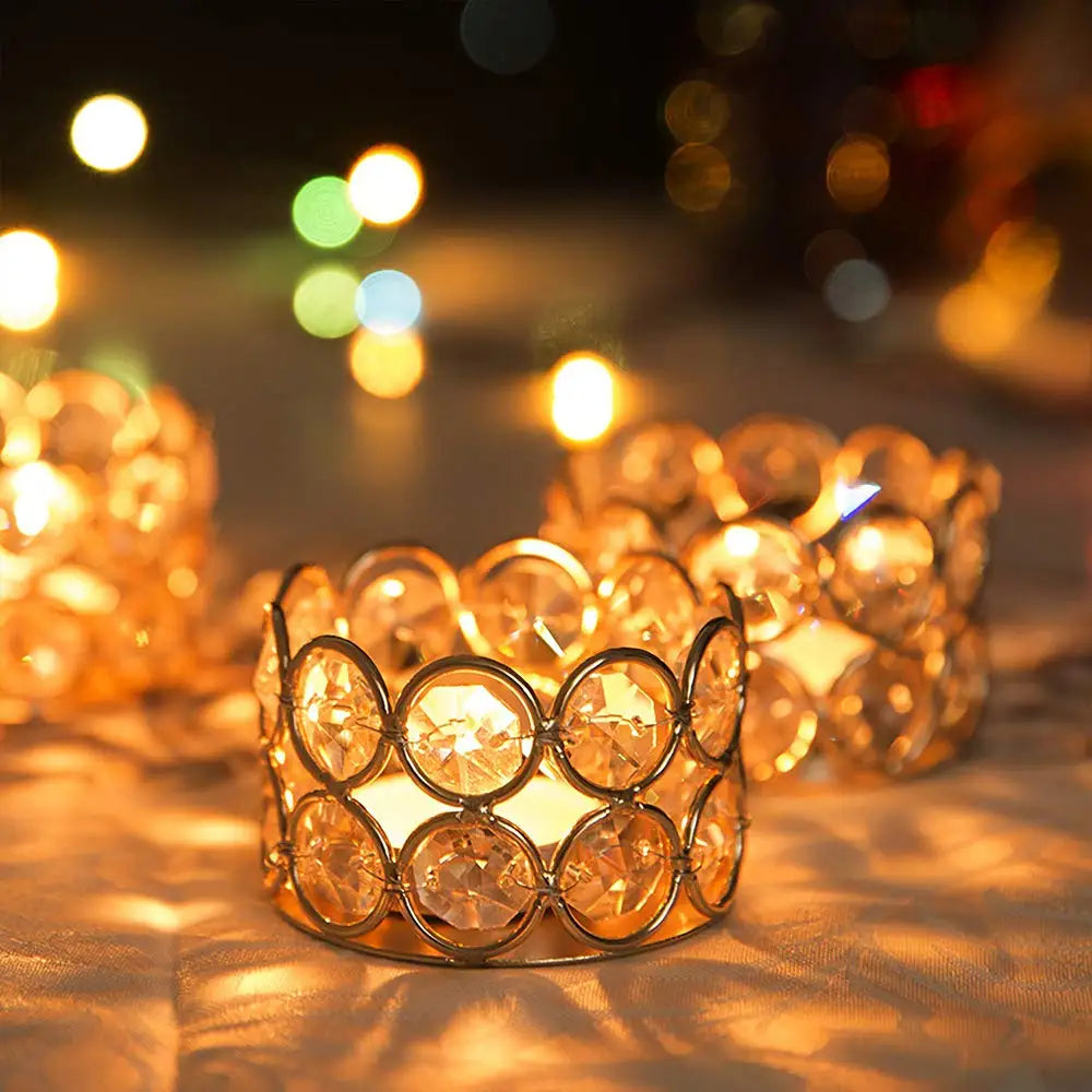 Candle Holder Crystal Florence Charm