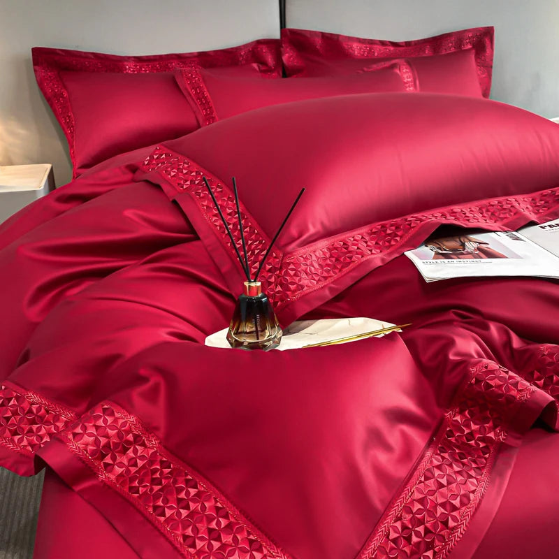 Bedding Set Prestige Egyptian Cotton Embroidery 1200TC