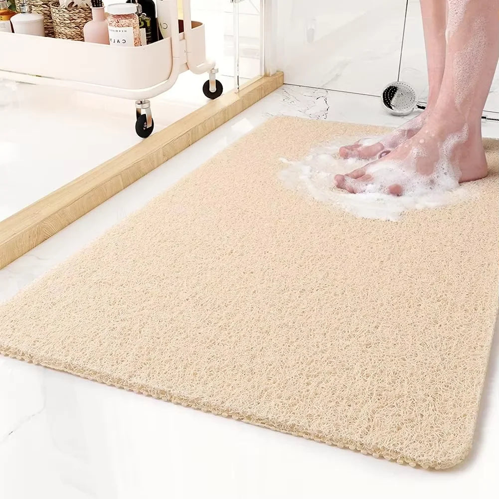 Shower Mat PVC Drain Quick Elegance Comfort