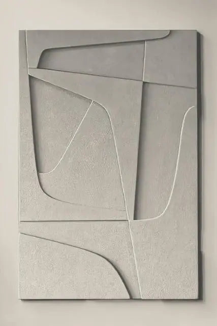 Wall Art Canvas Nordic Geometric 3D Essence