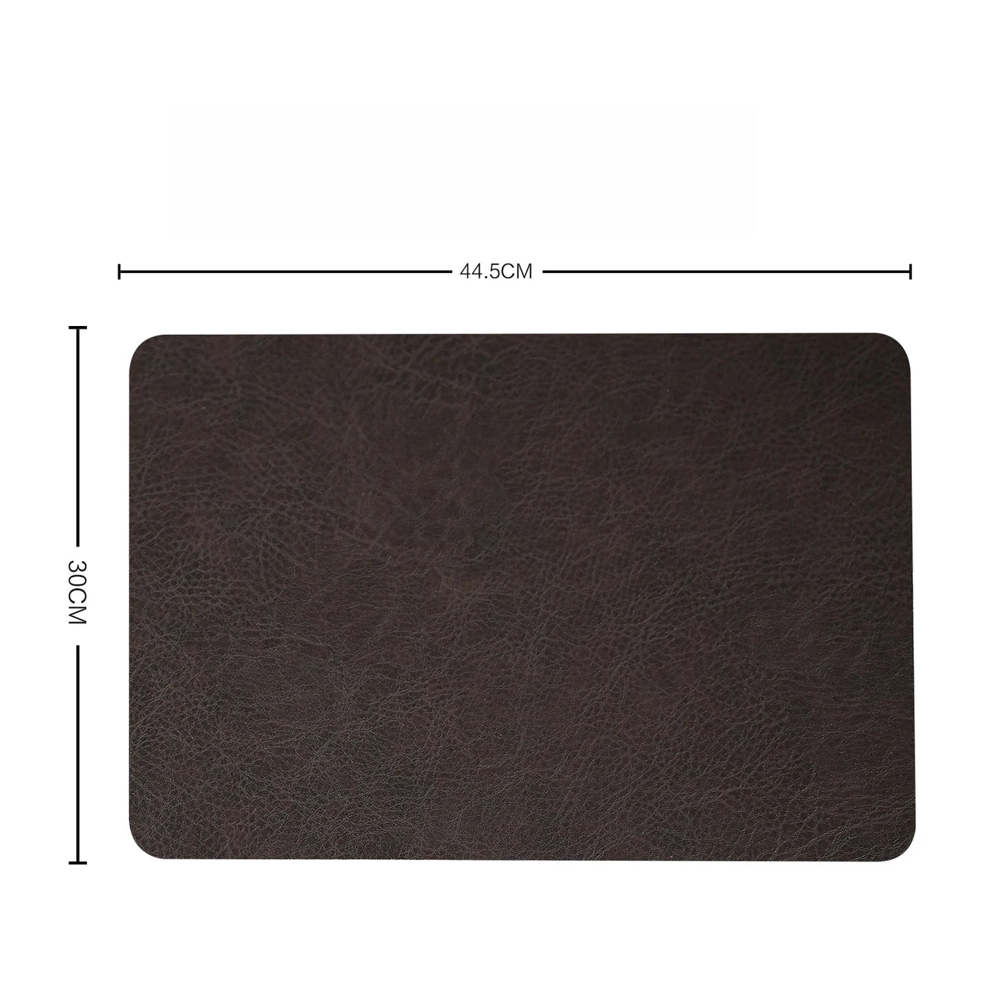 Elegant Double-Layer PVC Leather Placemats – Set of 6