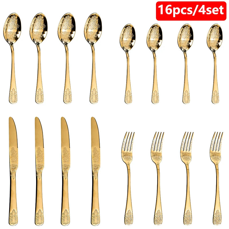 Cutlery Set Versailles Vintage Elegance