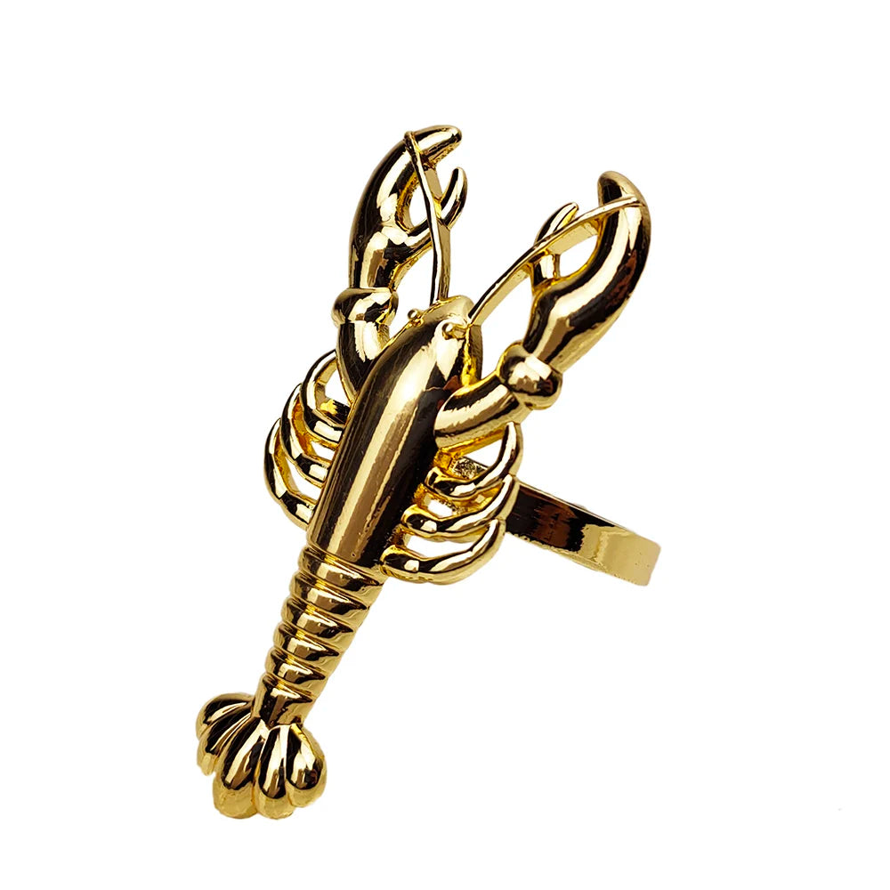 Nautica Ensemble – Silver Marine Life Napkin Rings - 6 pcs