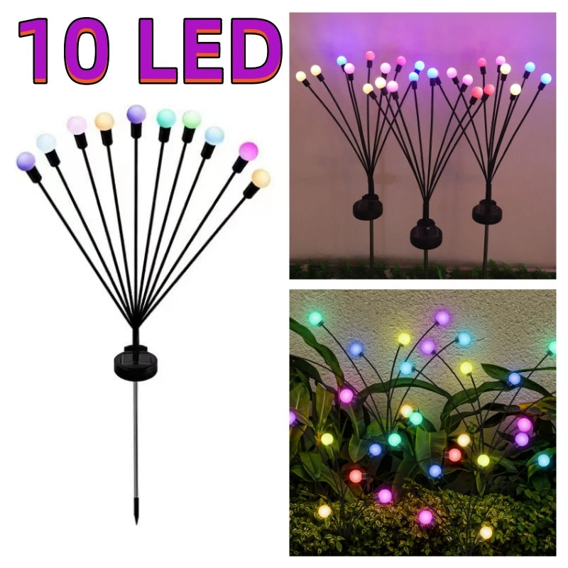 Garden Light Solar Powered Waterproof Firefly Radiance