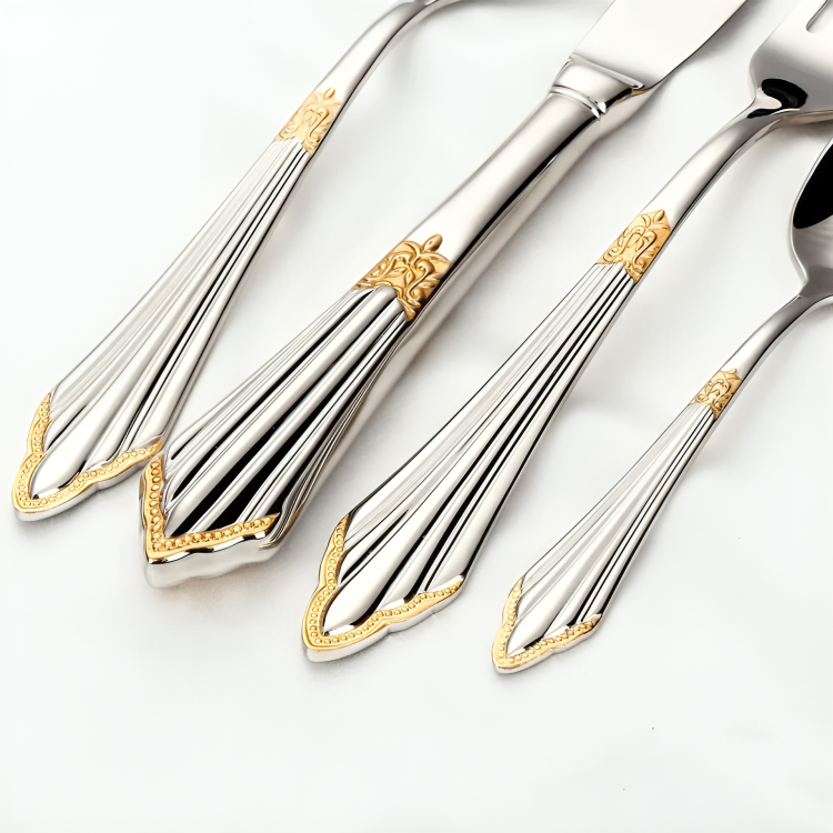 Cutlery Set Versailles Monarchy Golden Elegance